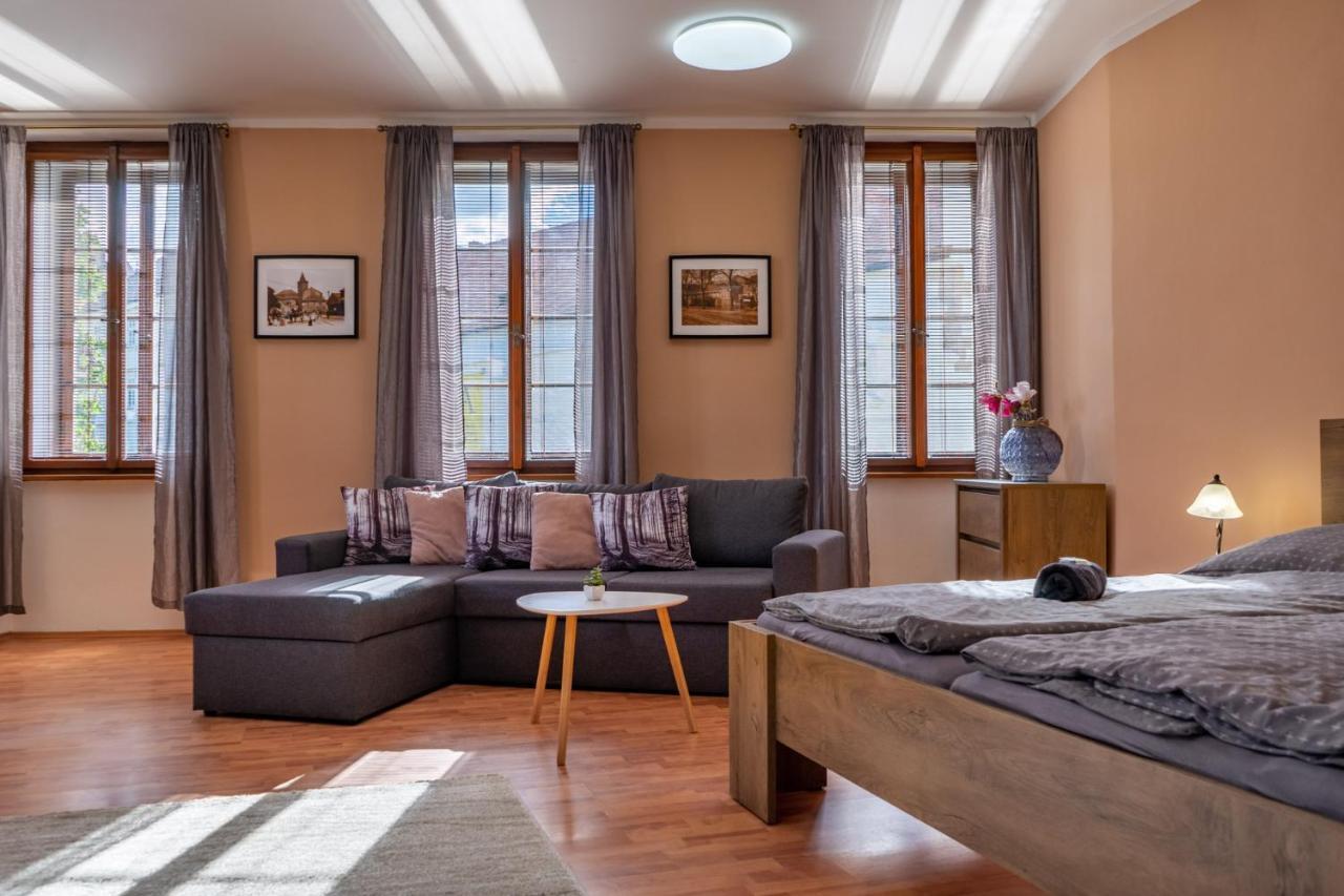 Apartmány V Mlýnské strouze Plzeň Esterno foto