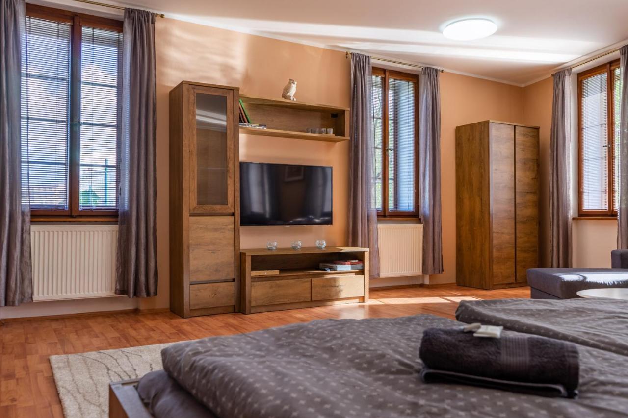 Apartmány V Mlýnské strouze Plzeň Esterno foto
